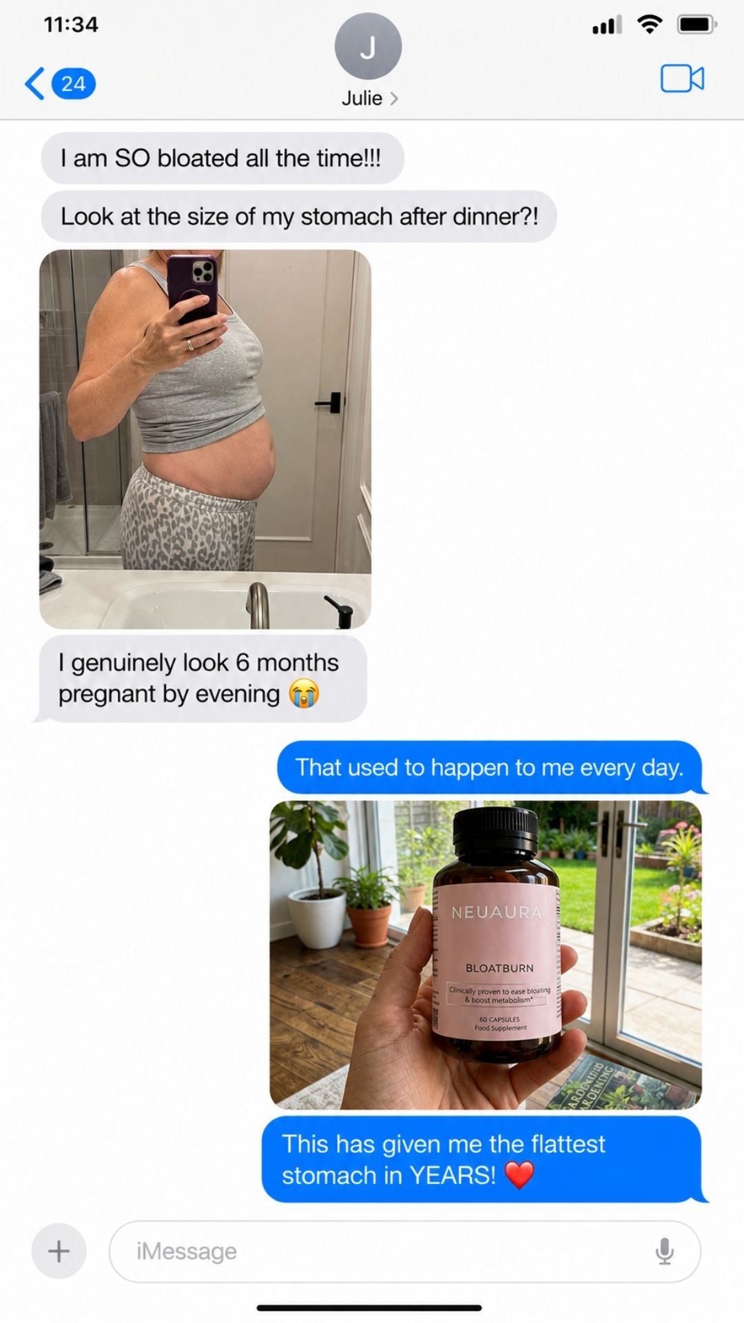 Beyond The Bloat Facebook ad