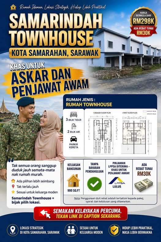 EQIN ATM BINA Facebook ad: Semak Kelayakan Percuma