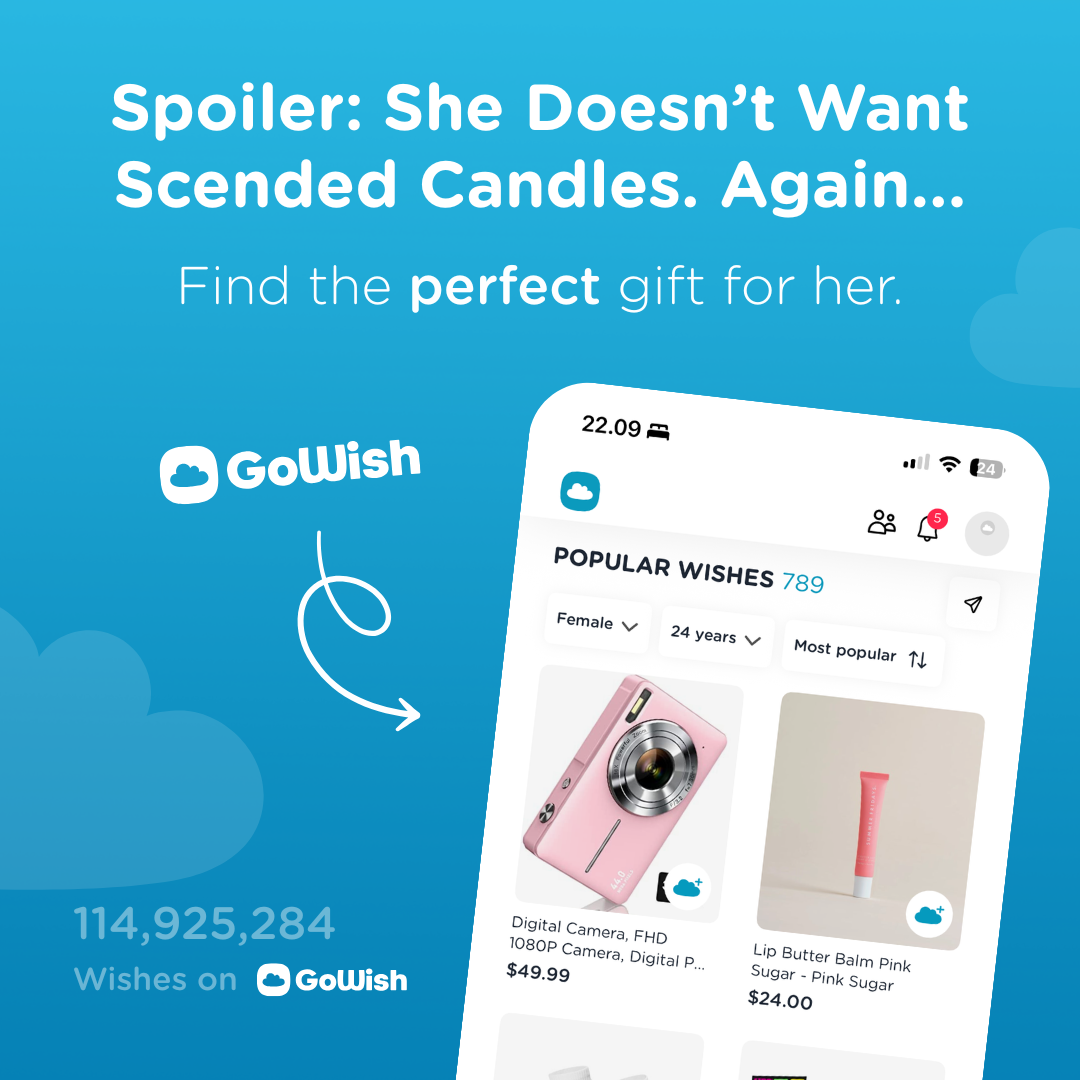 GoWishcom Facebook ad