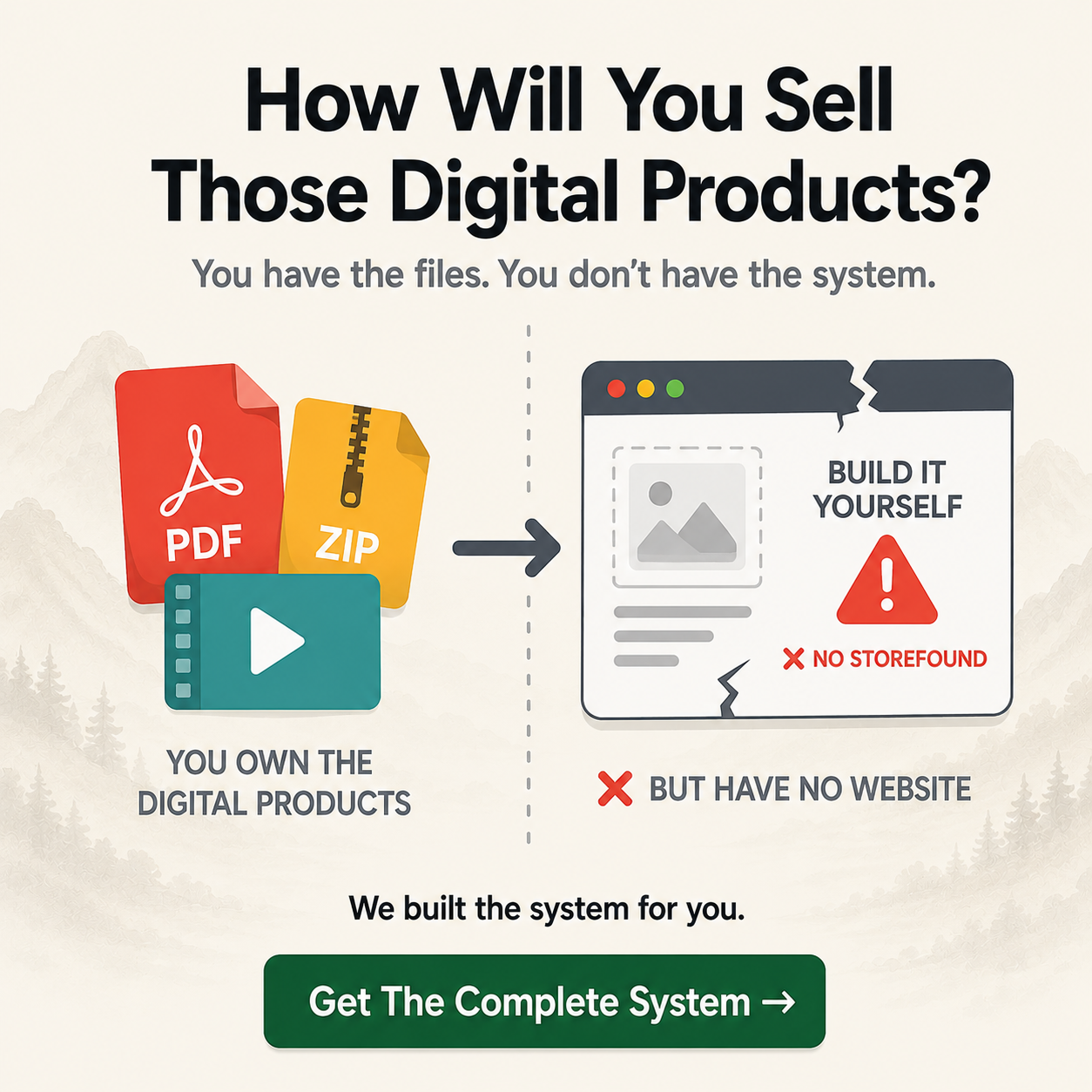 GplTube Facebook ad: How Will You Sell Those Digital Products?