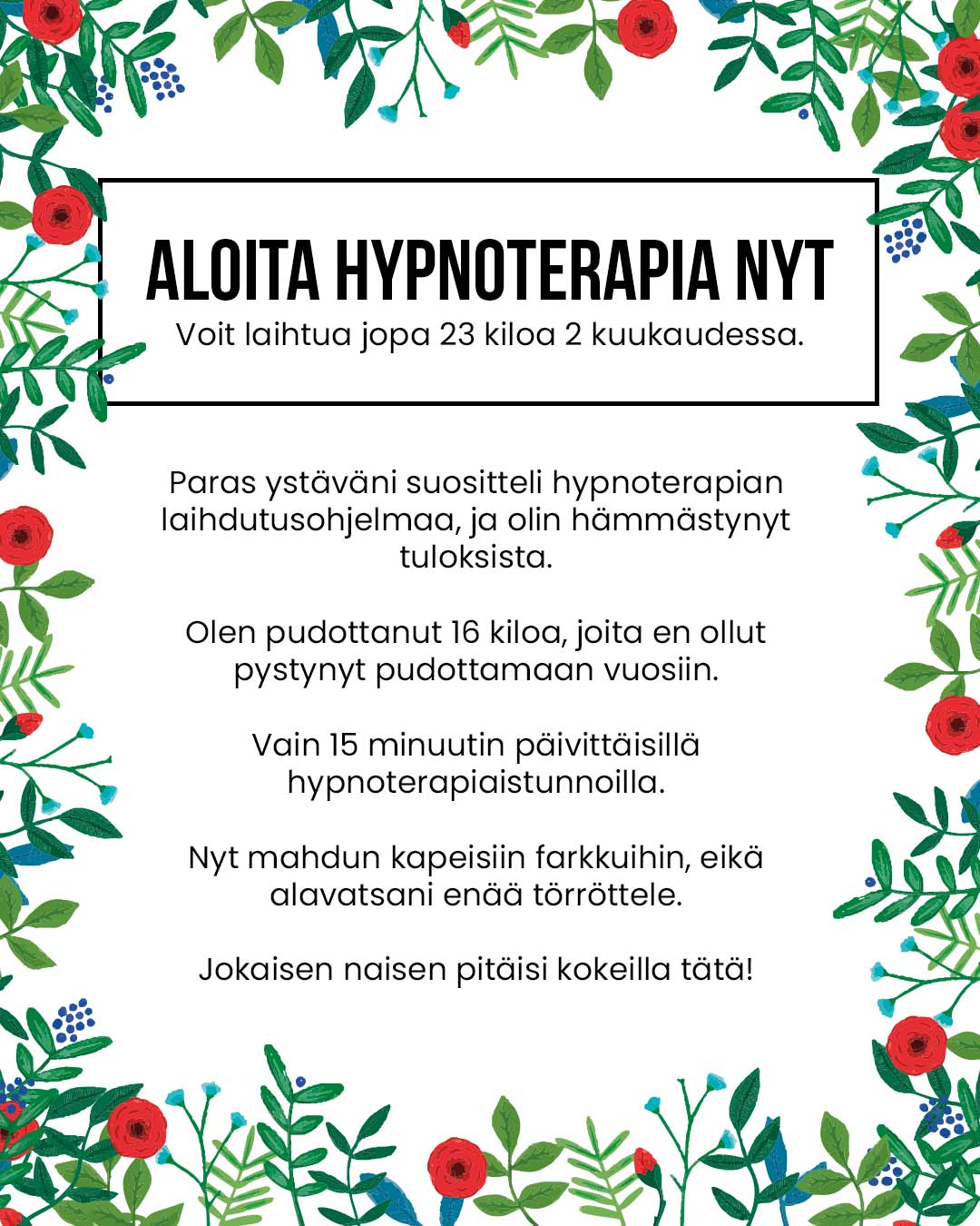 Hypnozio: power of hypnotherapy Facebook ad