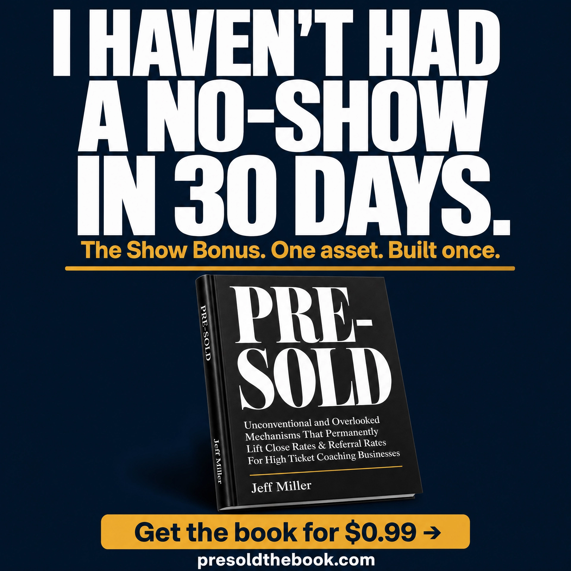 Jeff Miller - Online Business Coach Facebook ad