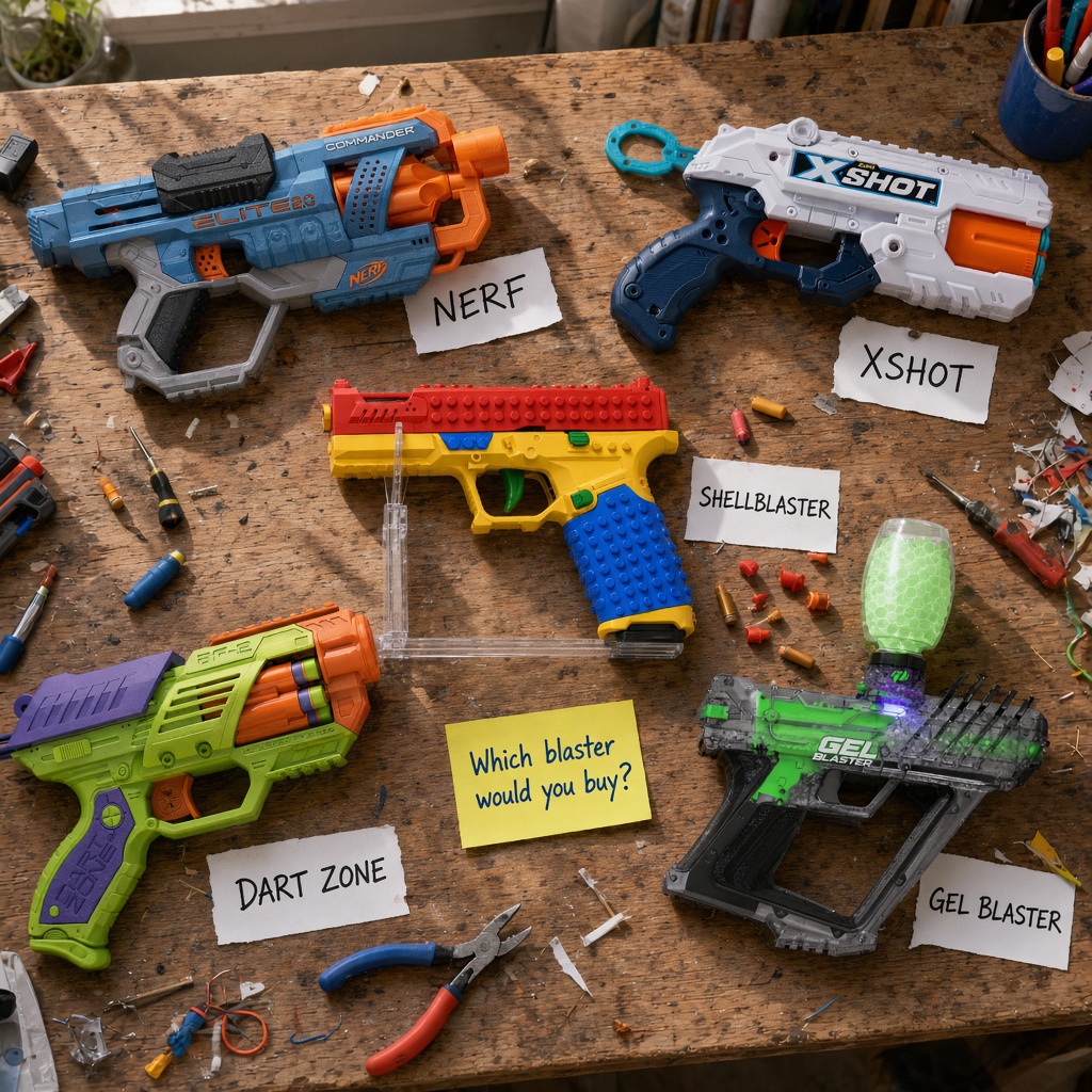 Shellblaster Facebook ad: Which blaster would you buy?
