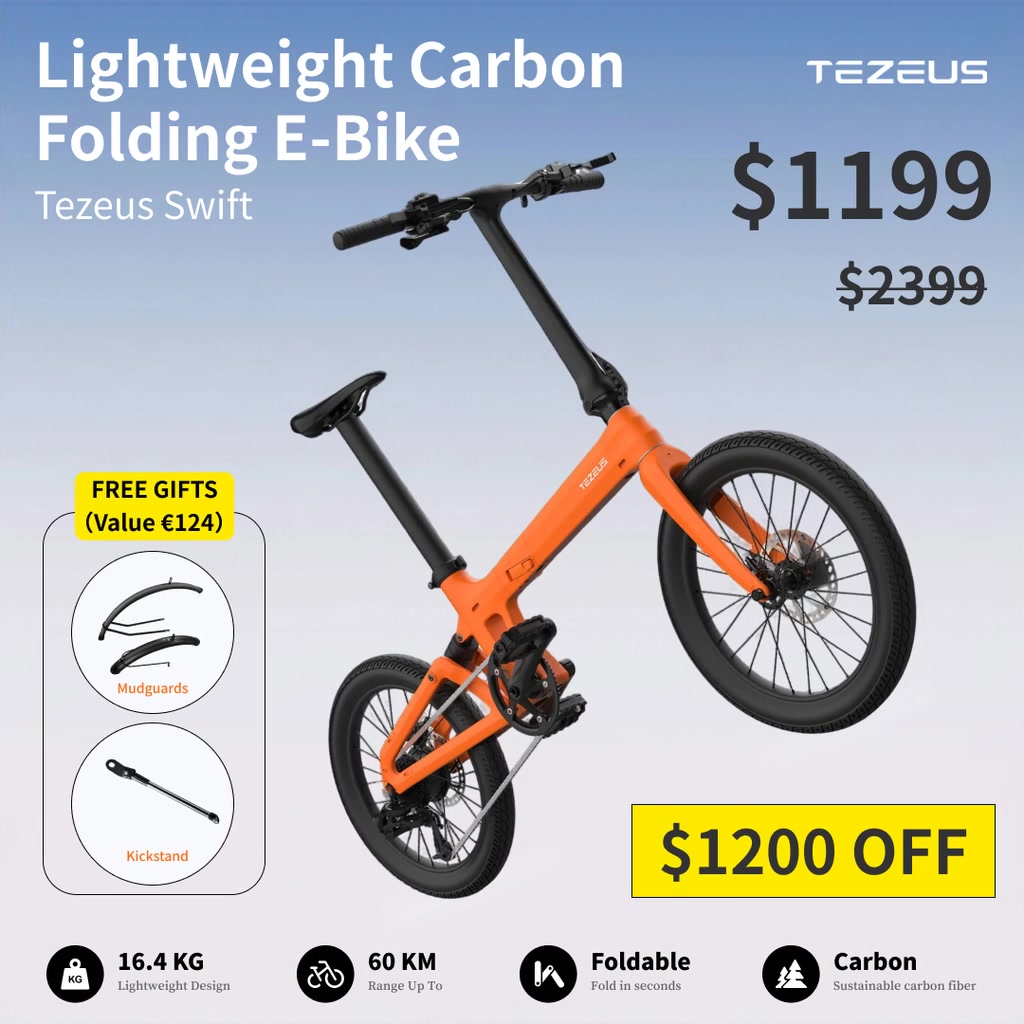 Tezeus EBike Facebook ad
