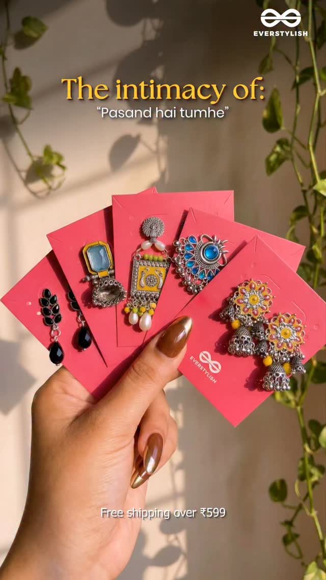 EverStylish.com Facebook ad: Jhumkas you just need to add to your…