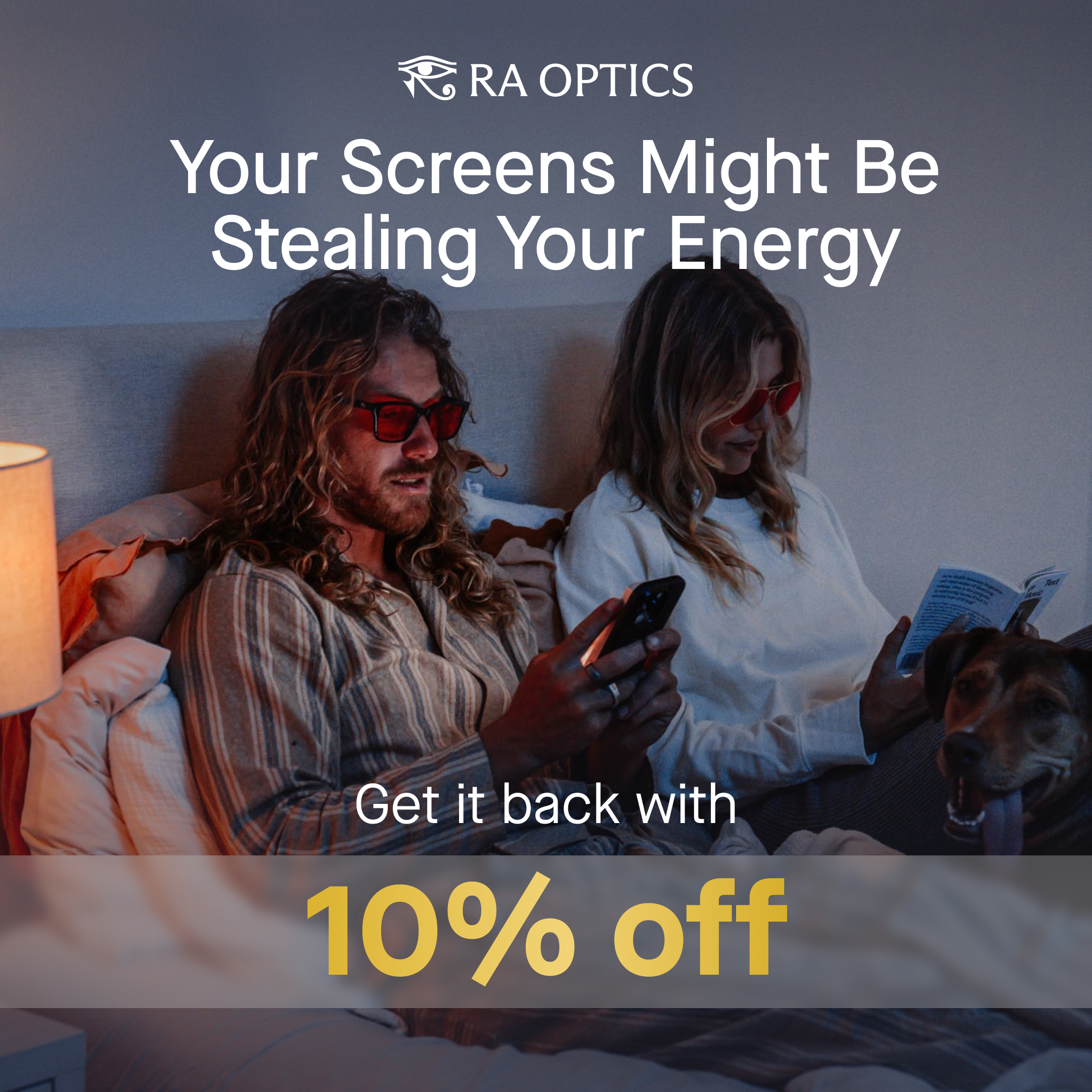 Ra Optics Facebook ad