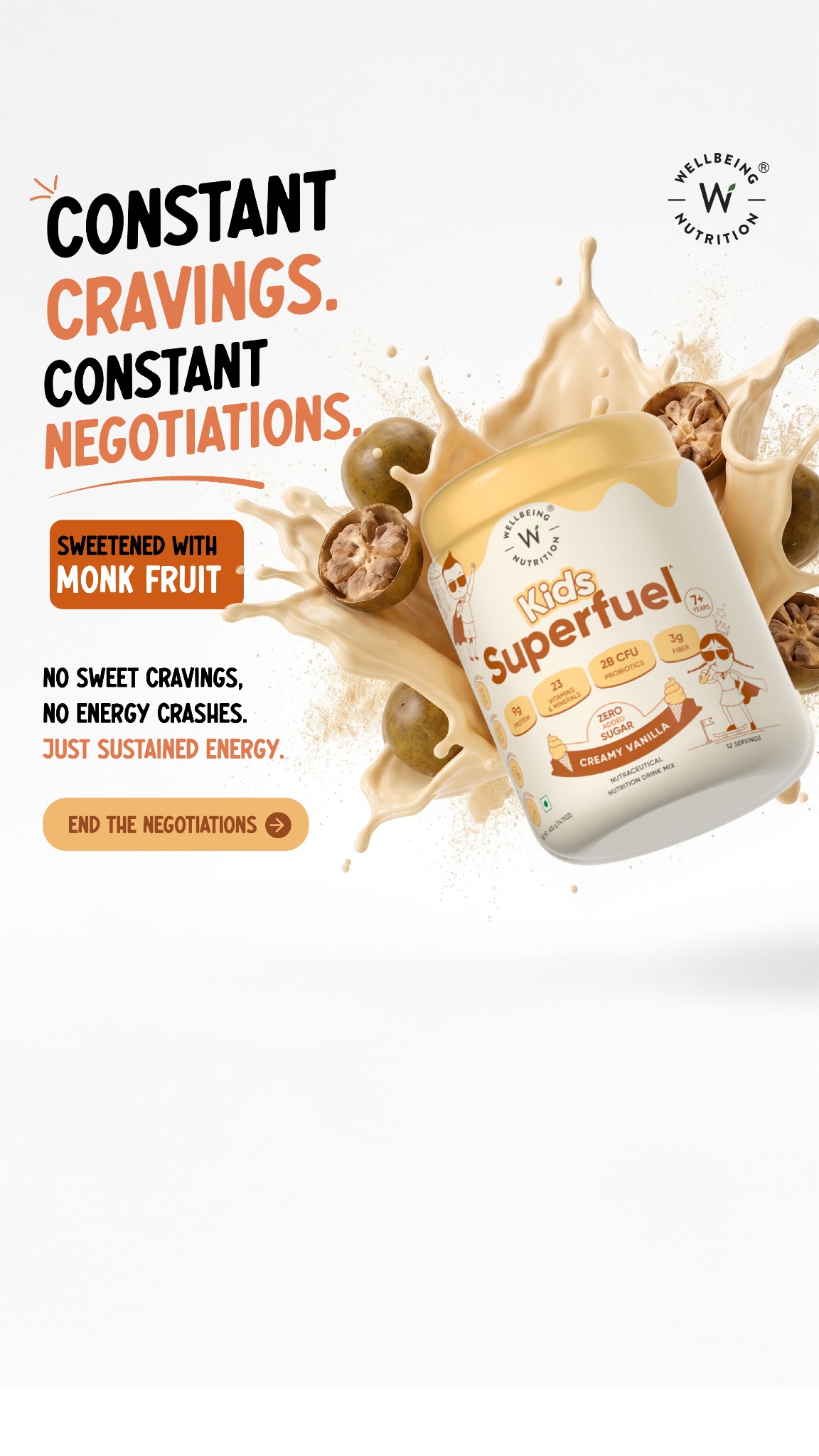 Wellbeing Nutrition Facebook ad