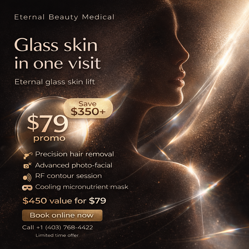 Eternal Beauty Medical Centre Facebook ad from Feb 17, 2026