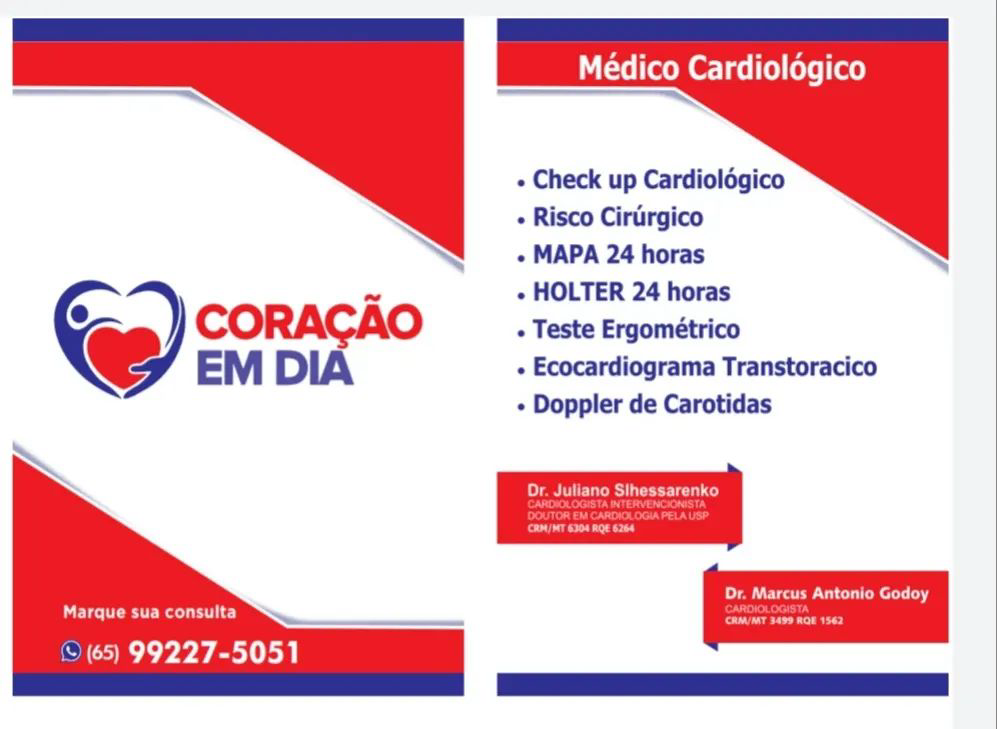 Clinica coracao em dia Facebook ad: Clínica cardiológica na região do CPA.
