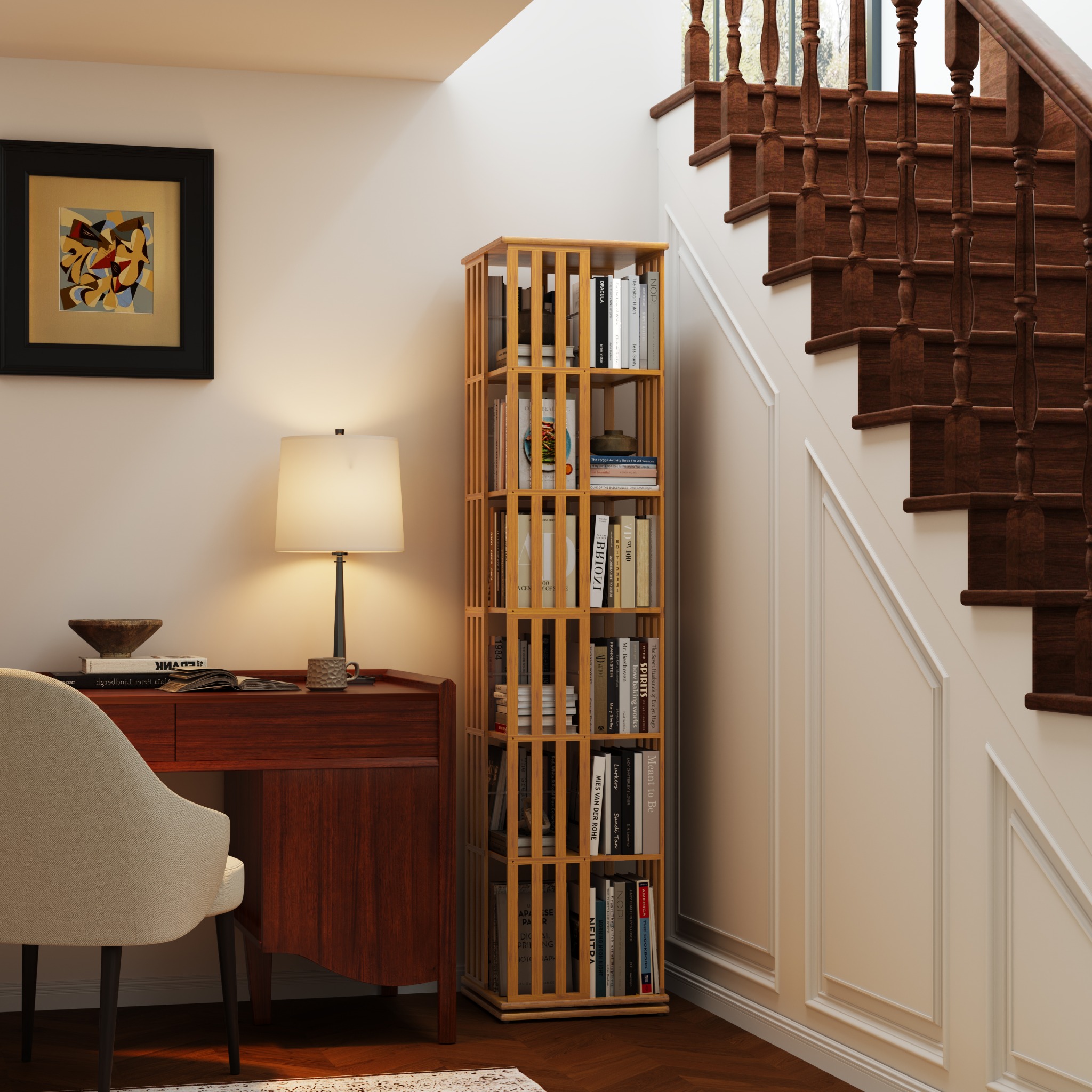 Yowos-UK Facebook ad: Tired of messy stair nooks and small space…