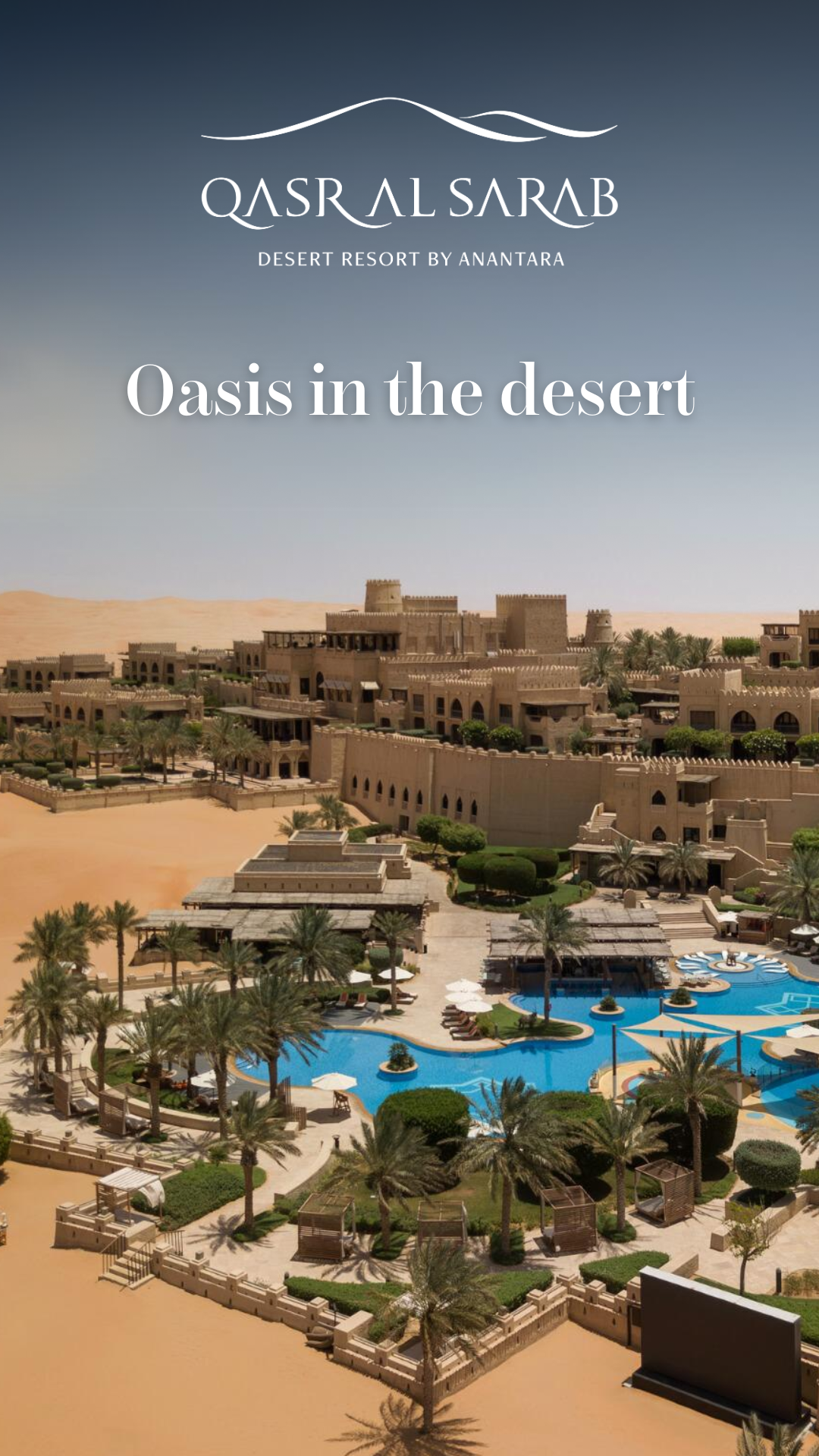 Qasr Al Sarab Desert Resort by Anantara Facebook ad