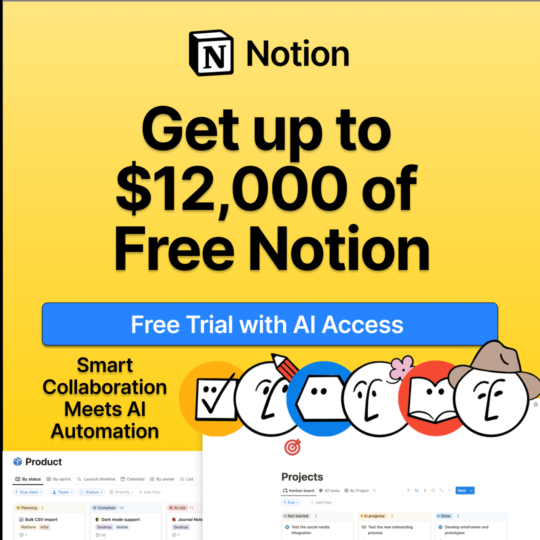 Notion Facebook ad
