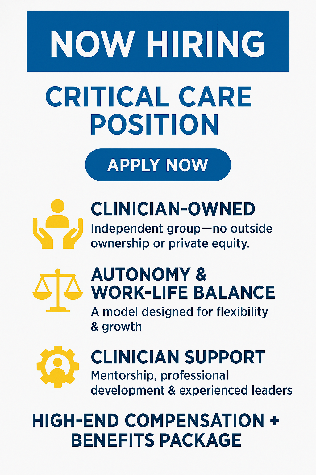 Careers at Apollo MD Facebook ad: NOW HIRING: Critical Care Physician Assistant and Nurse…