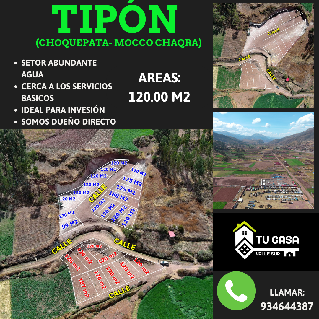 Terrenos en Cusco-Tu Casa Valle Sur Facebook ad from Nov 9, 2025