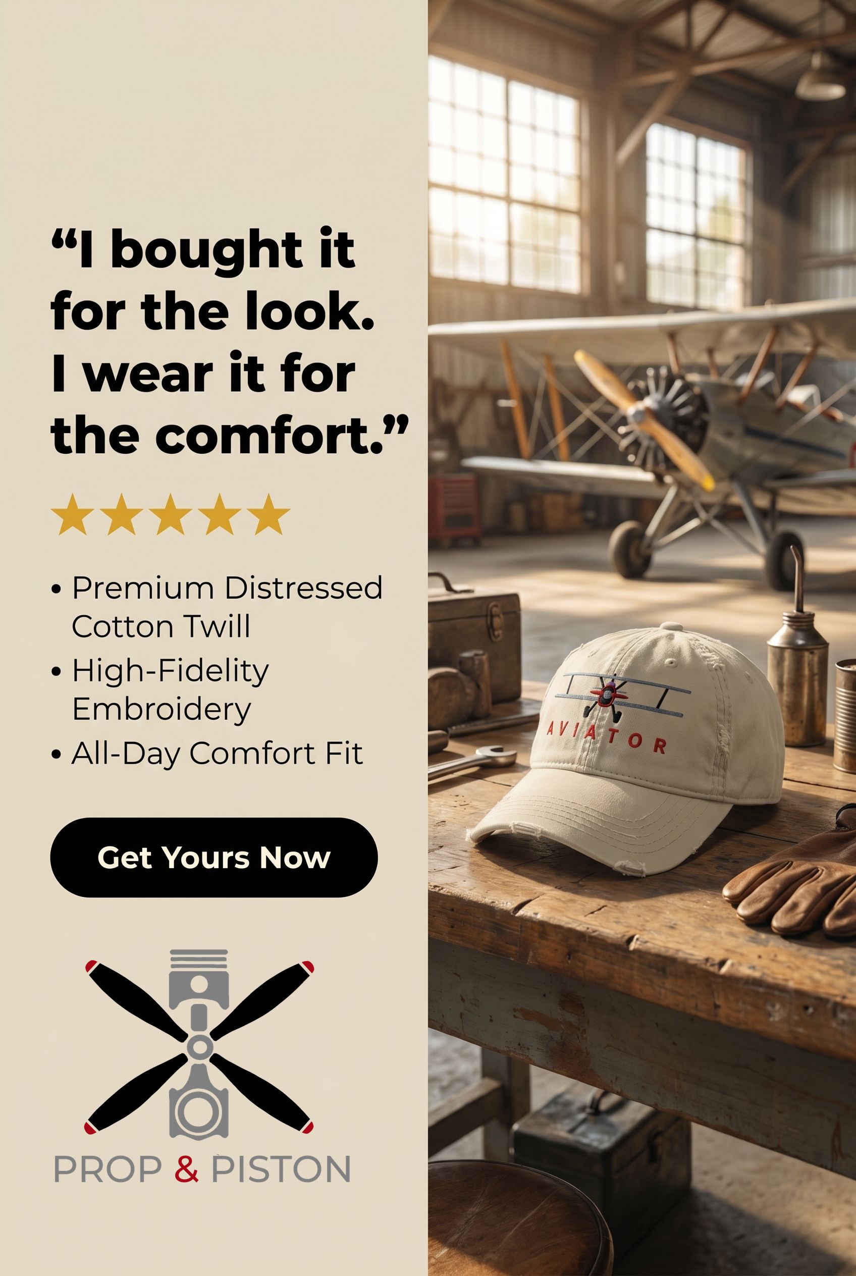 Prop & Piston Facebook ad: Struggling to sell your imperfect car for the right price?