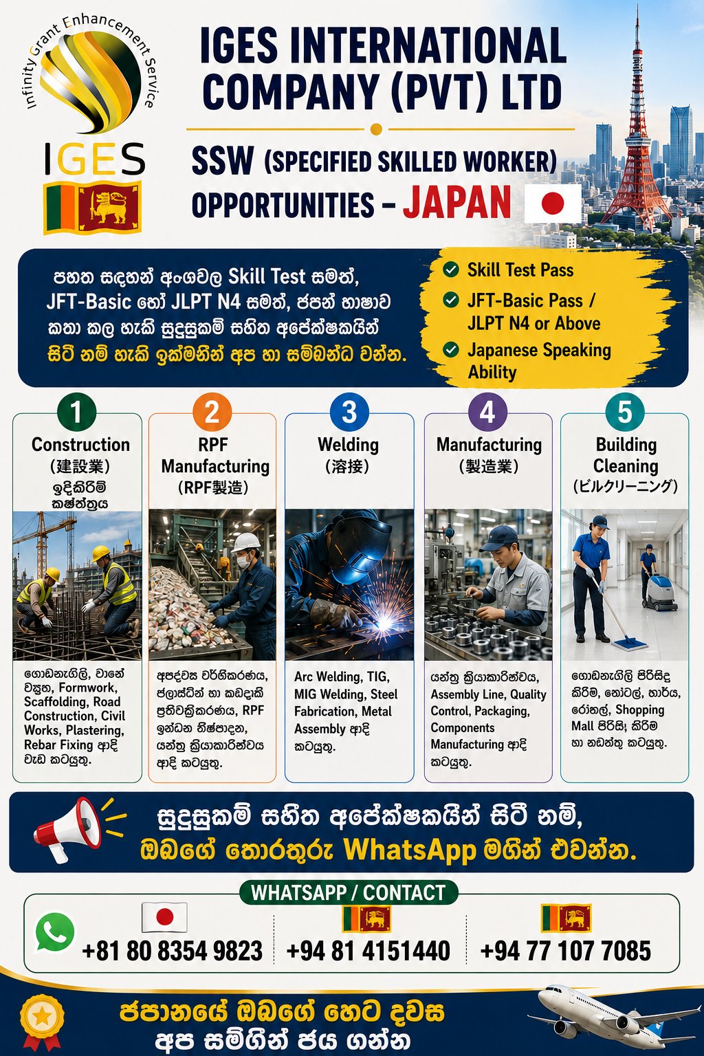 IGES HRMPS Sri Lanka Facebook ad: මේ පහත සදහන් විස්තර සවිස්තරාත්මකව කියවා බලා ඔබත්…