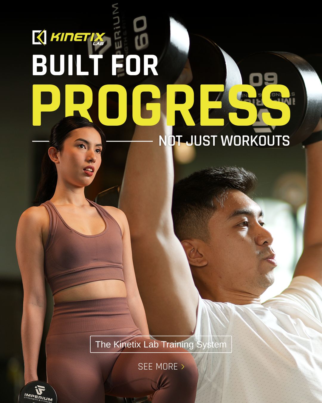 Kinetix Lab Facebook ad: At Kinetix Lab, getting stronger goes beyond just…