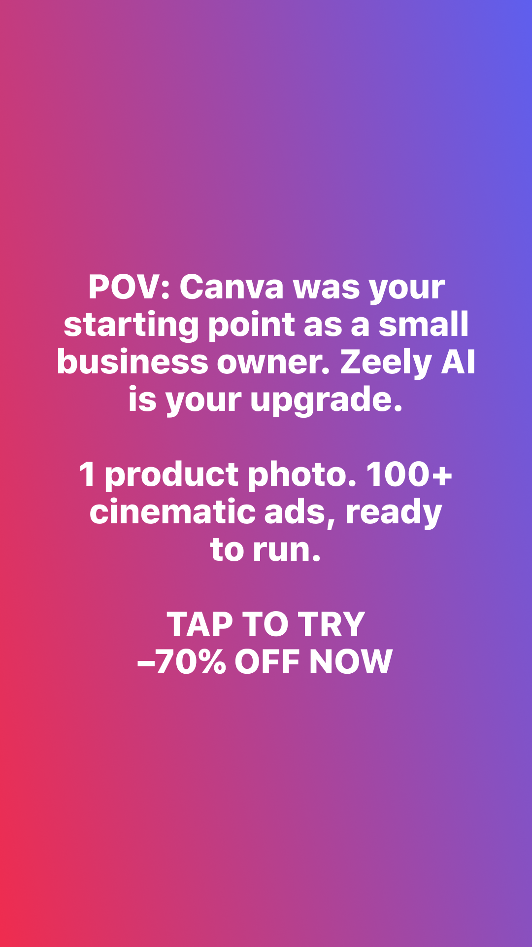 Zeely Facebook ad