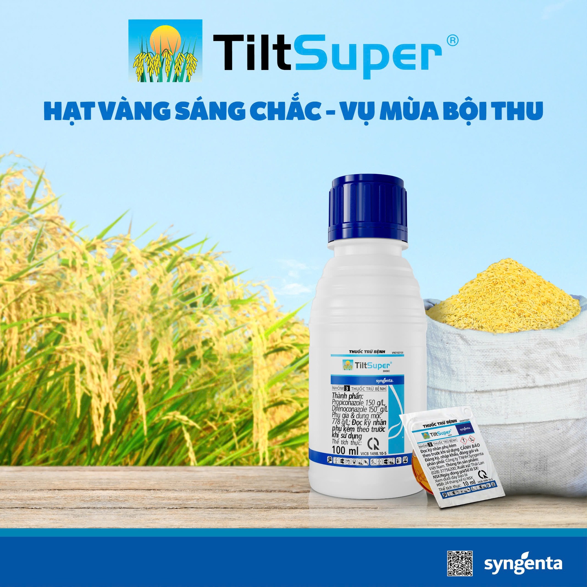 Syngenta Facebook ad: Tilt Super 300EC - Hạt vàng sáng chắc…