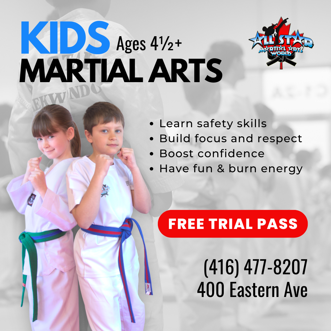 All Star Martial Arts Leslieville Facebook ad