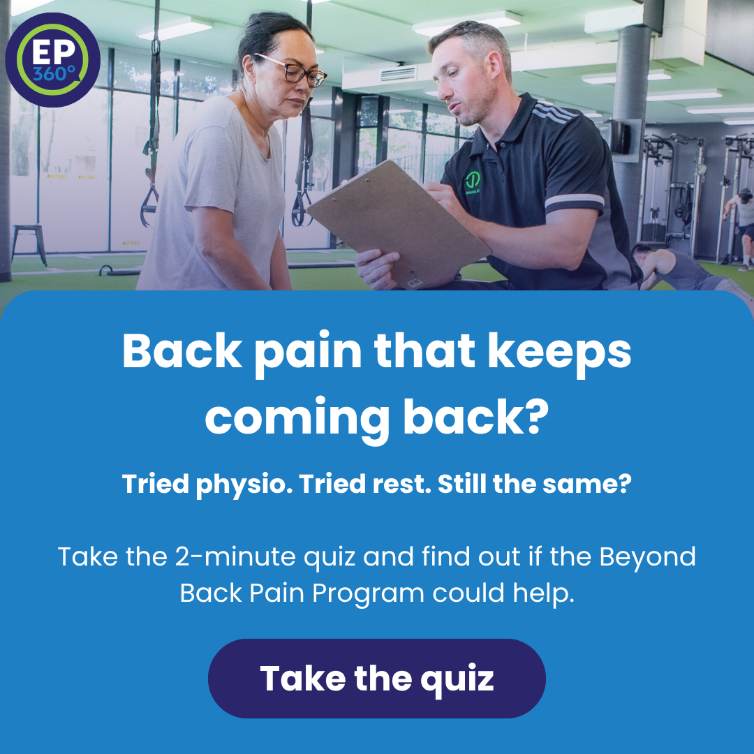 EP360 Exercise Physiology Facebook ad