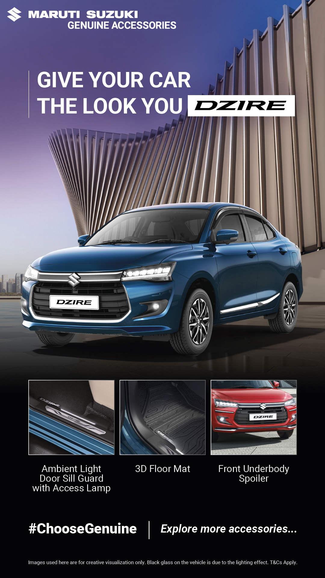 Maruti Suzuki Genuine Parts and Accessories Facebook ad