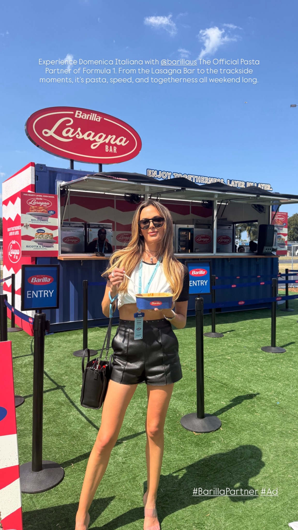 Barilla Facebook ad: We brought the spirit of Domenica Italiana to…