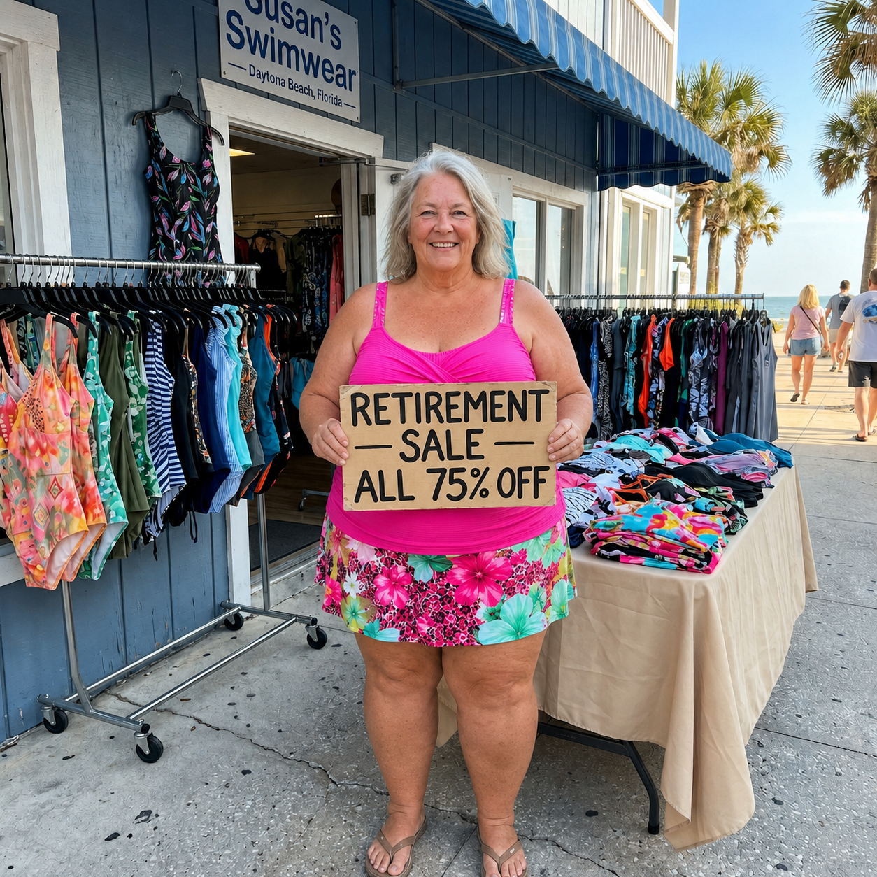 Susan Simmons Facebook ad: Susan's Swimwear Is Closing After 11 Years