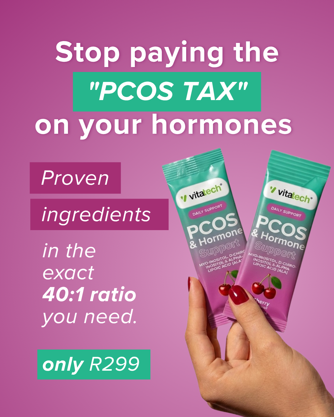 Vitatech health Facebook ad