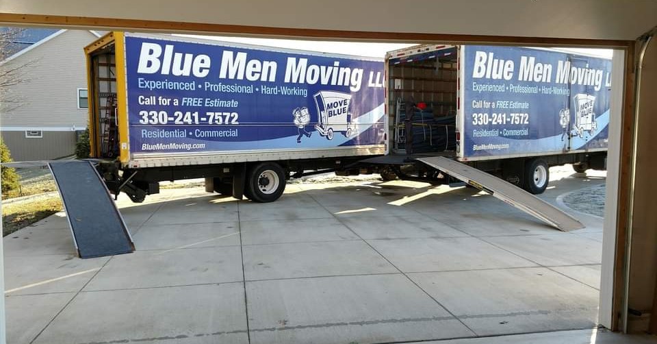 Blue Men Moving LLC Facebook ad: Blue Men Moving is a locally owned family…