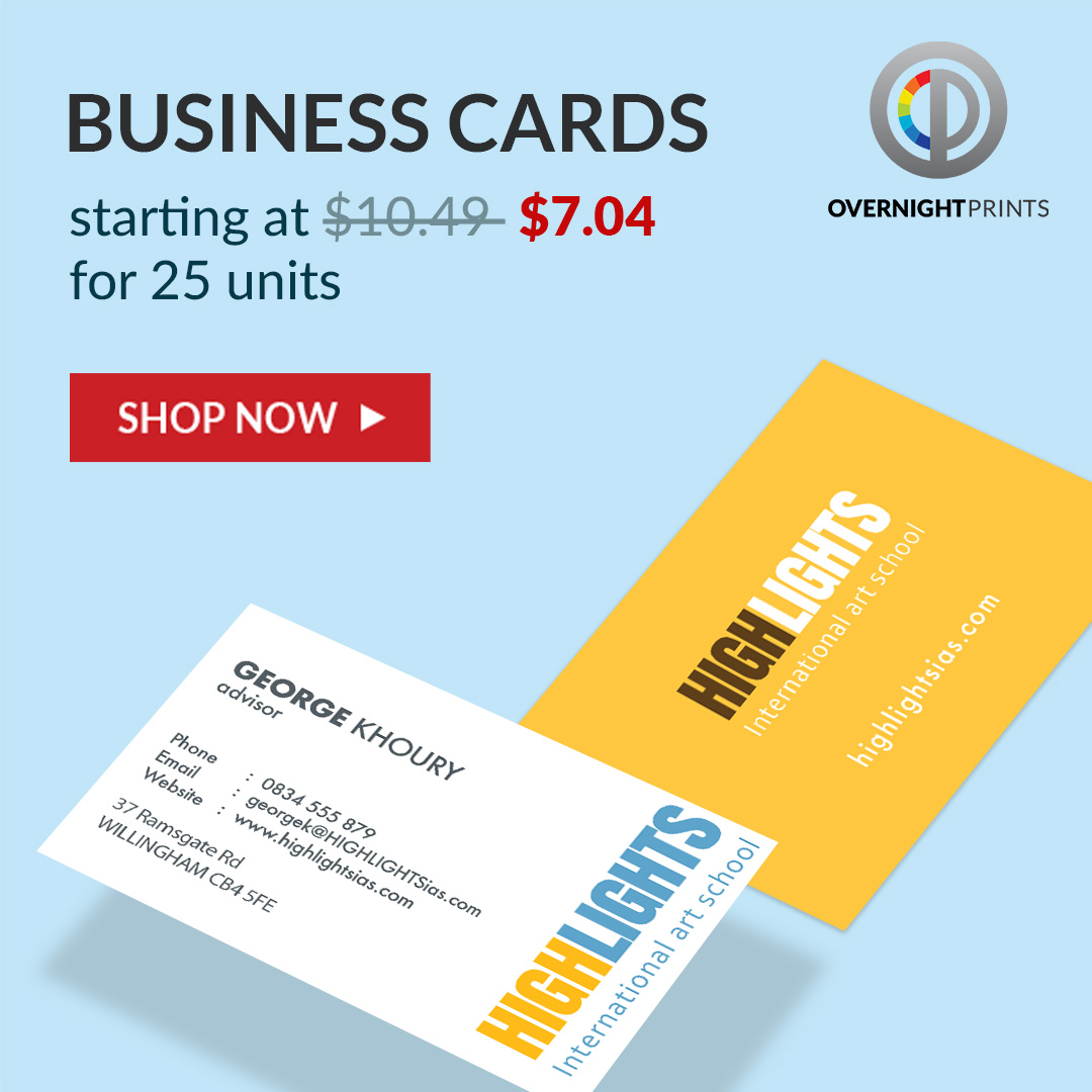 OvernightPrints.com Facebook ad