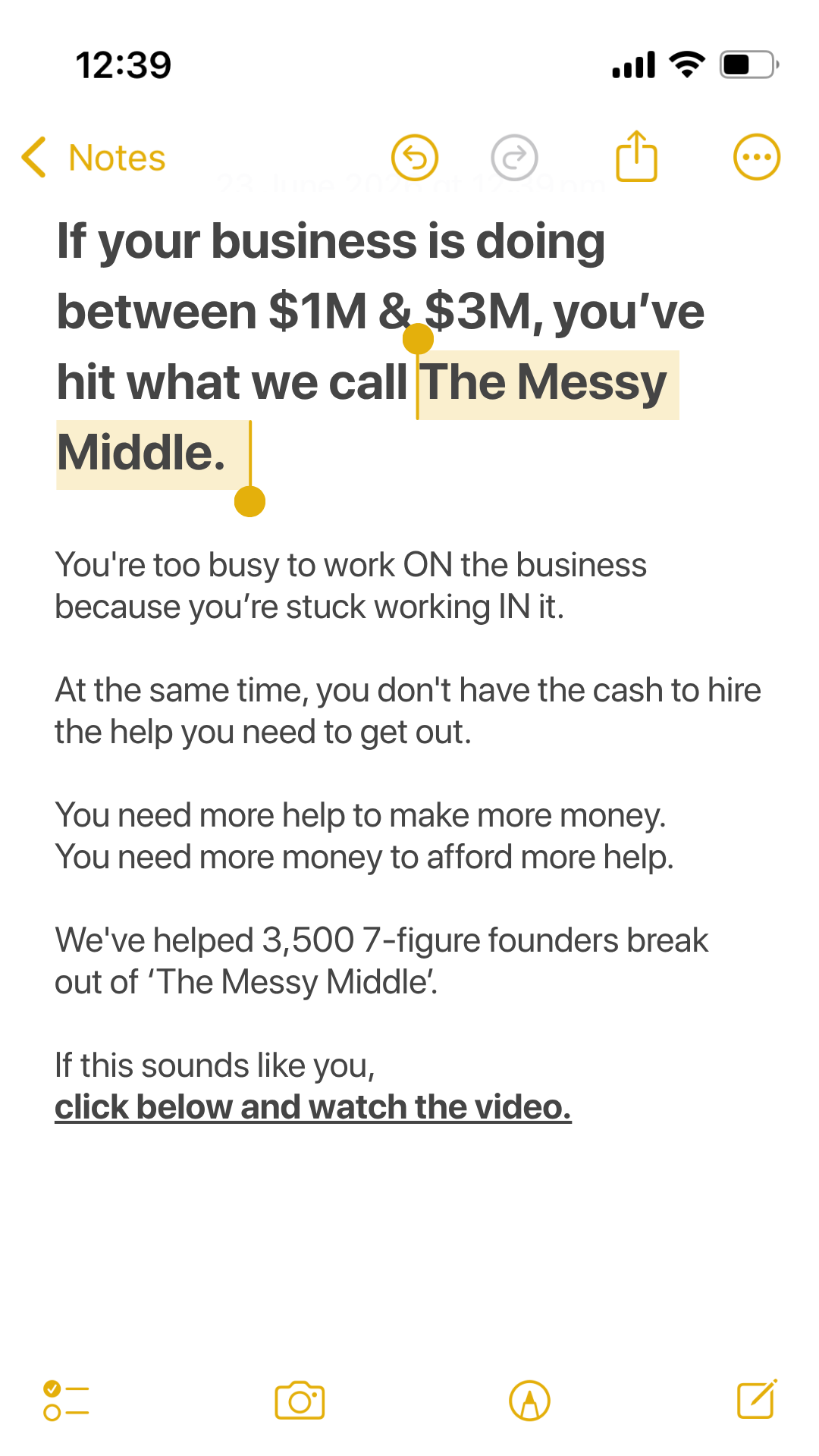 Jack Delosa Facebook ad