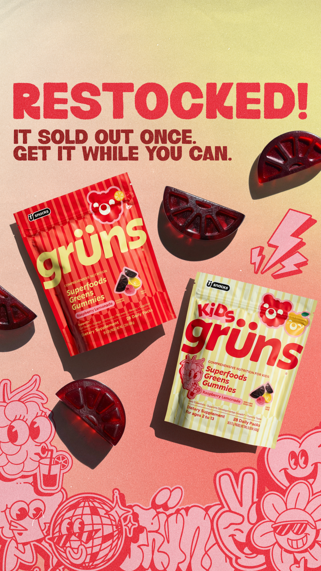Grüns Facebook ad