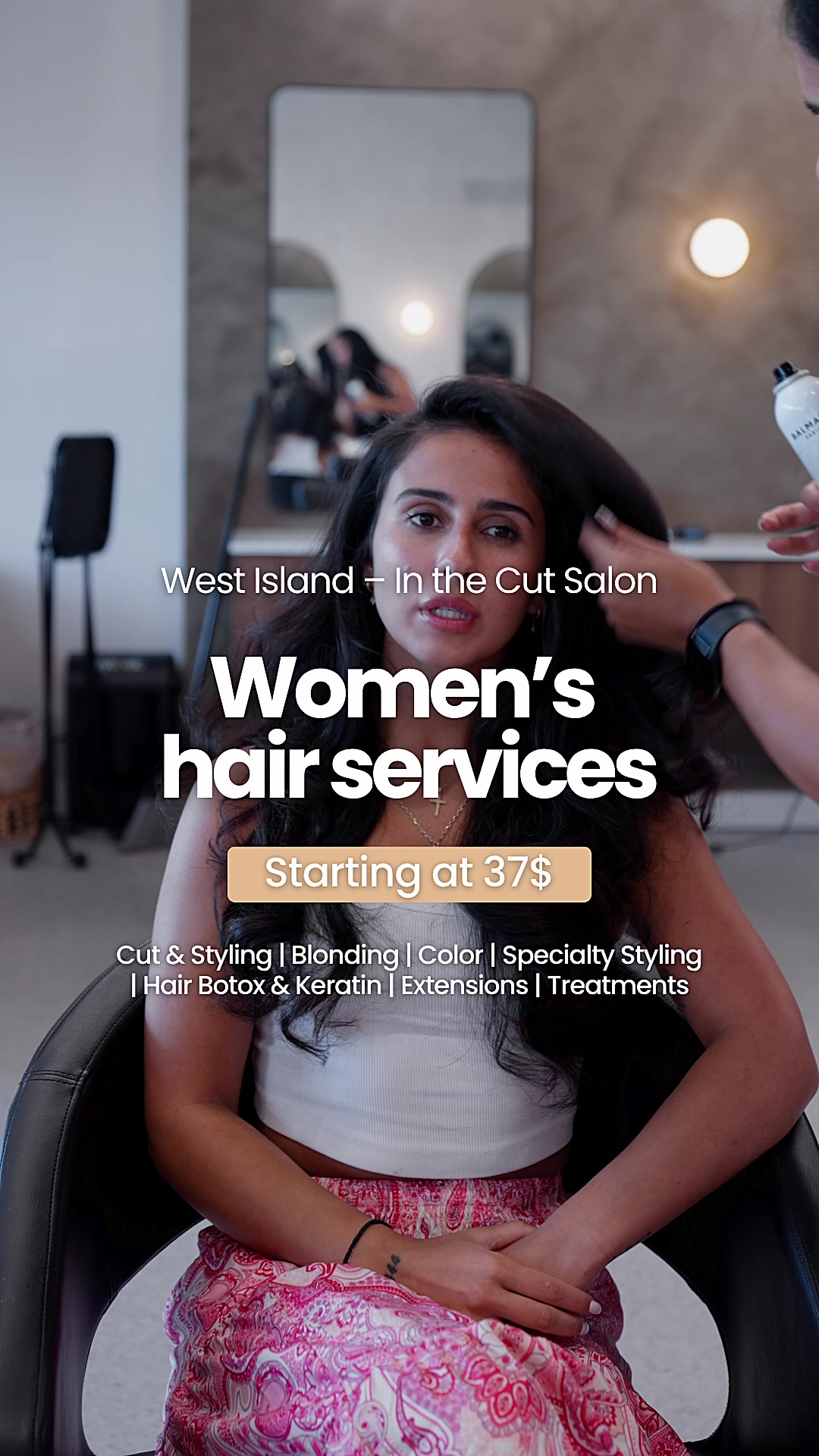 In The Cut Salon Facebook ad