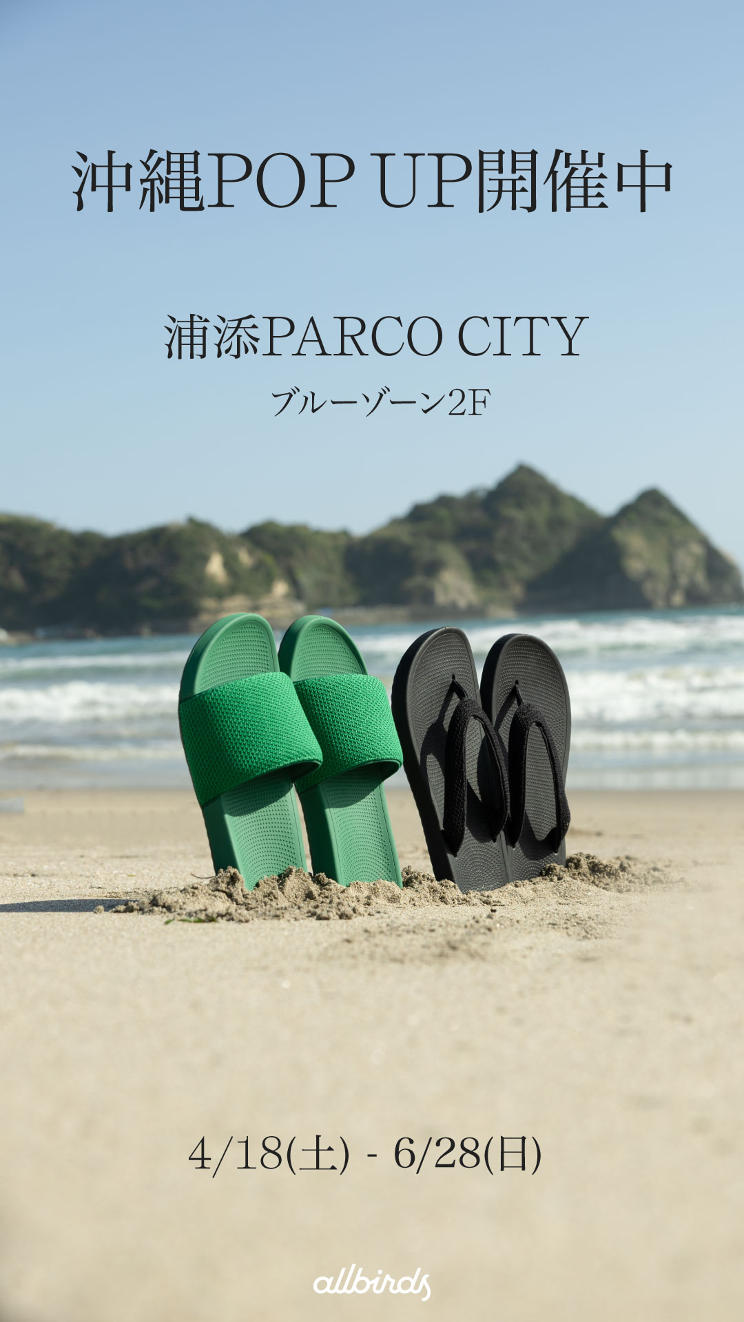 Allbirds Japan Facebook ad