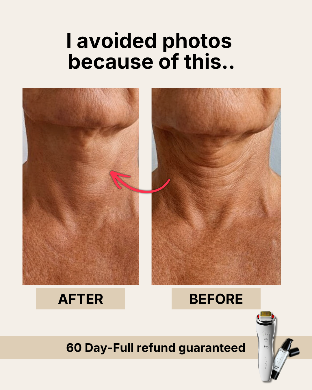 Veauty Facebook ad