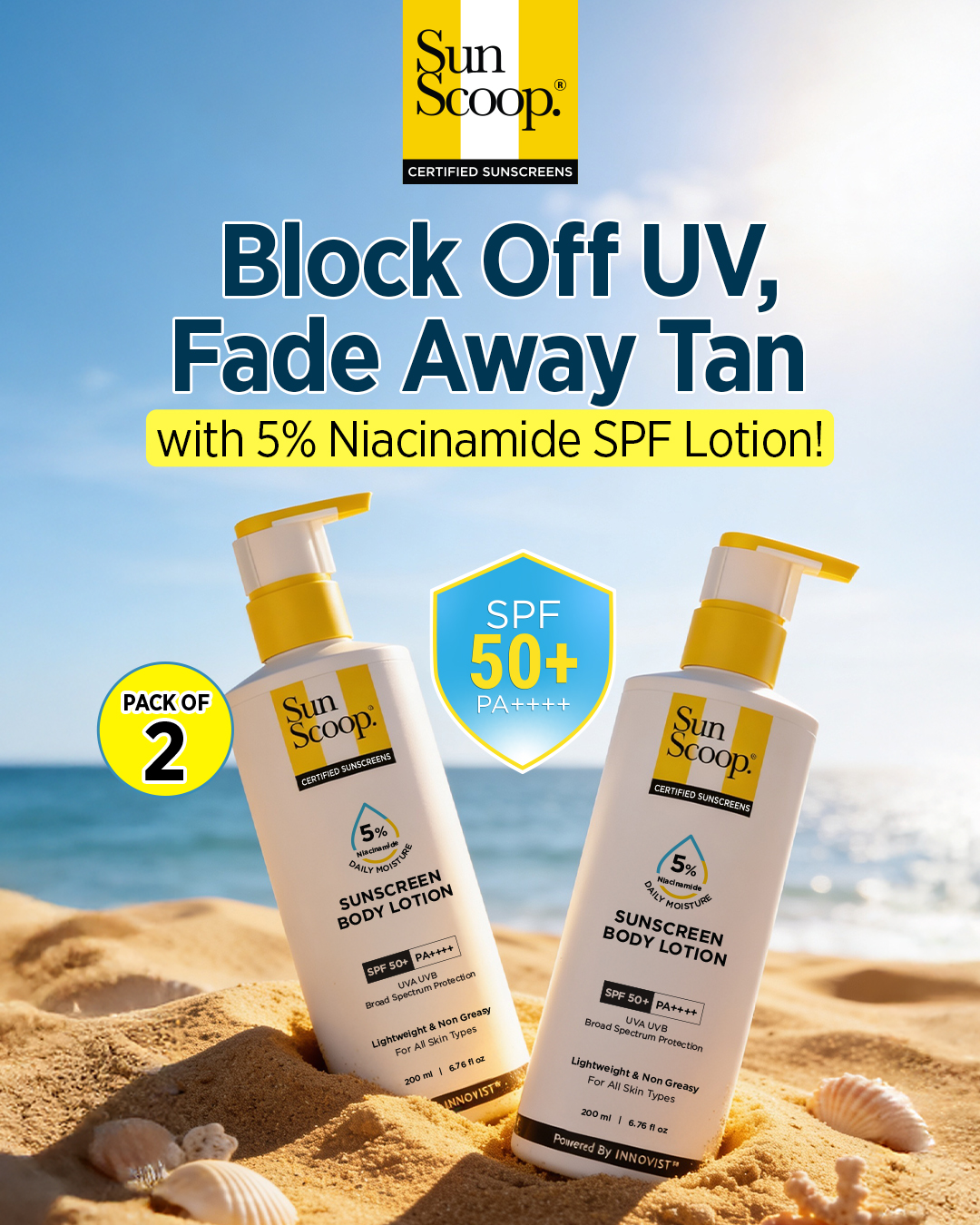 Sunscoop SPF Facebook ad