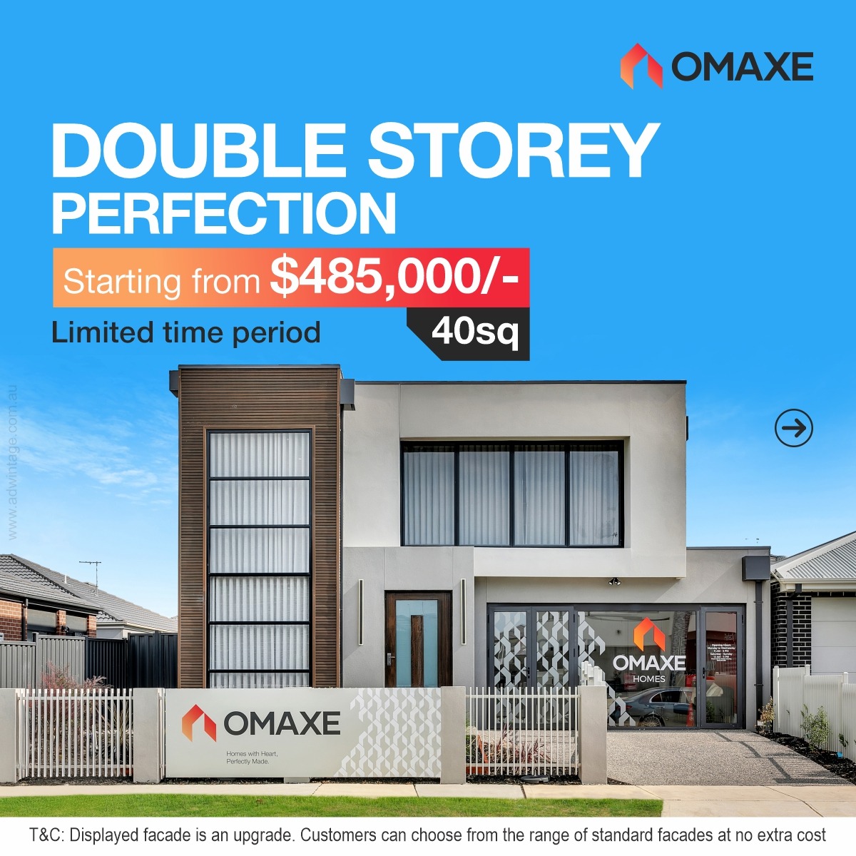 Omaxe Homes Facebook ad