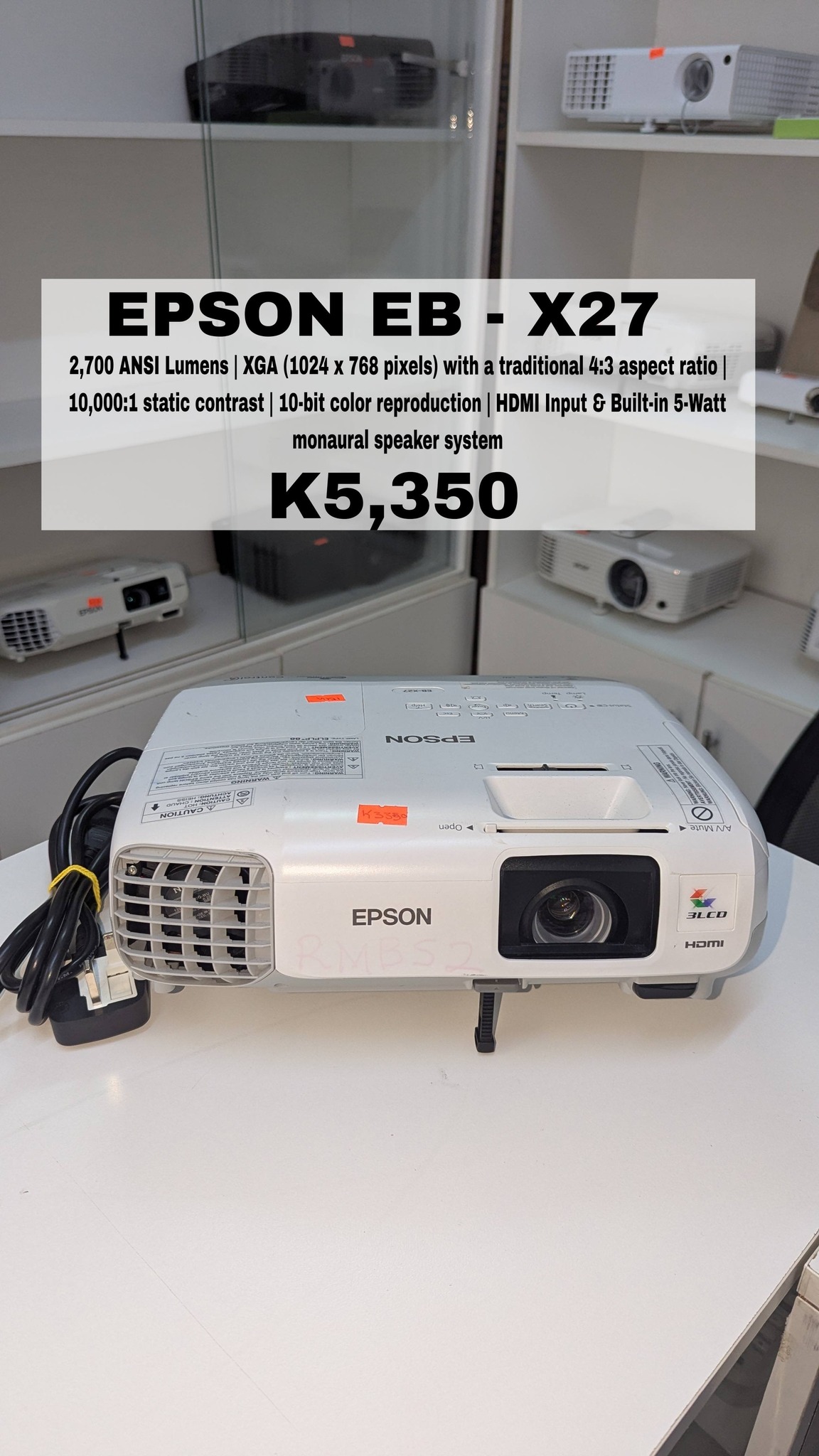 TechPulse Innovations Ltd Facebook ad: Looking for a reliable projector for your office…