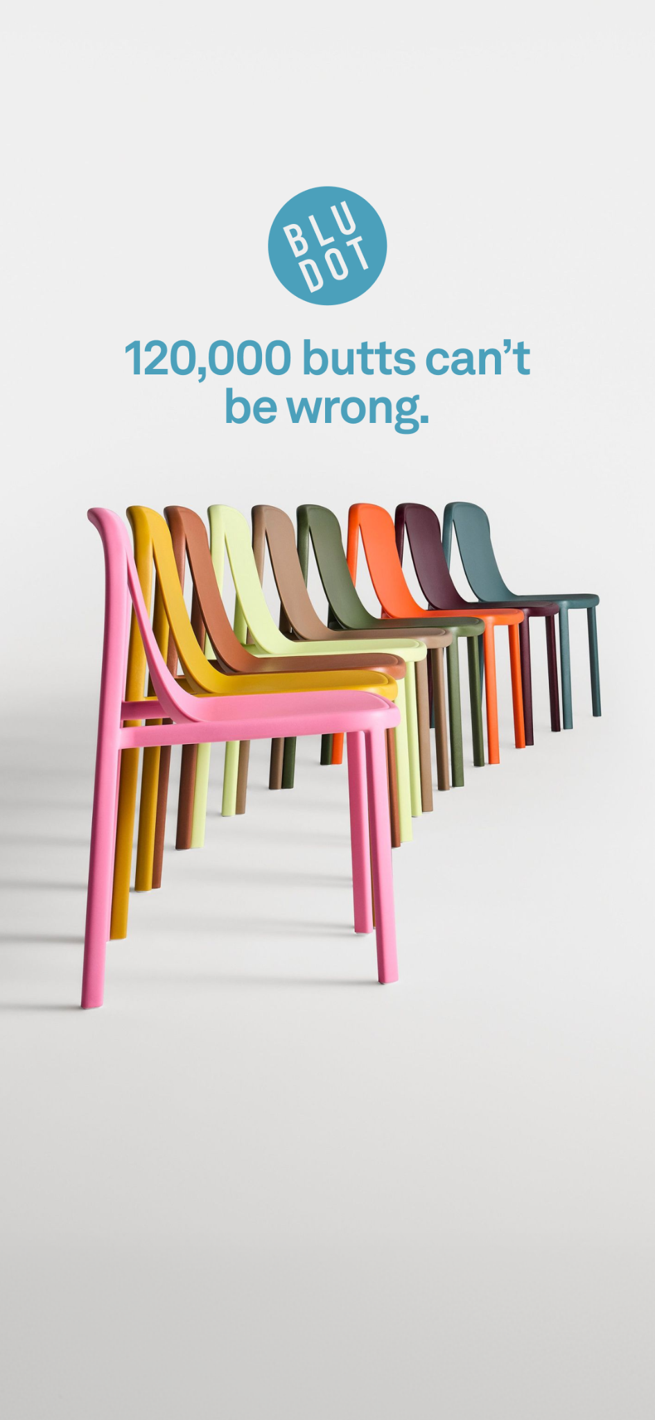 Blu Dot Facebook ad: This chair keeps selling out.