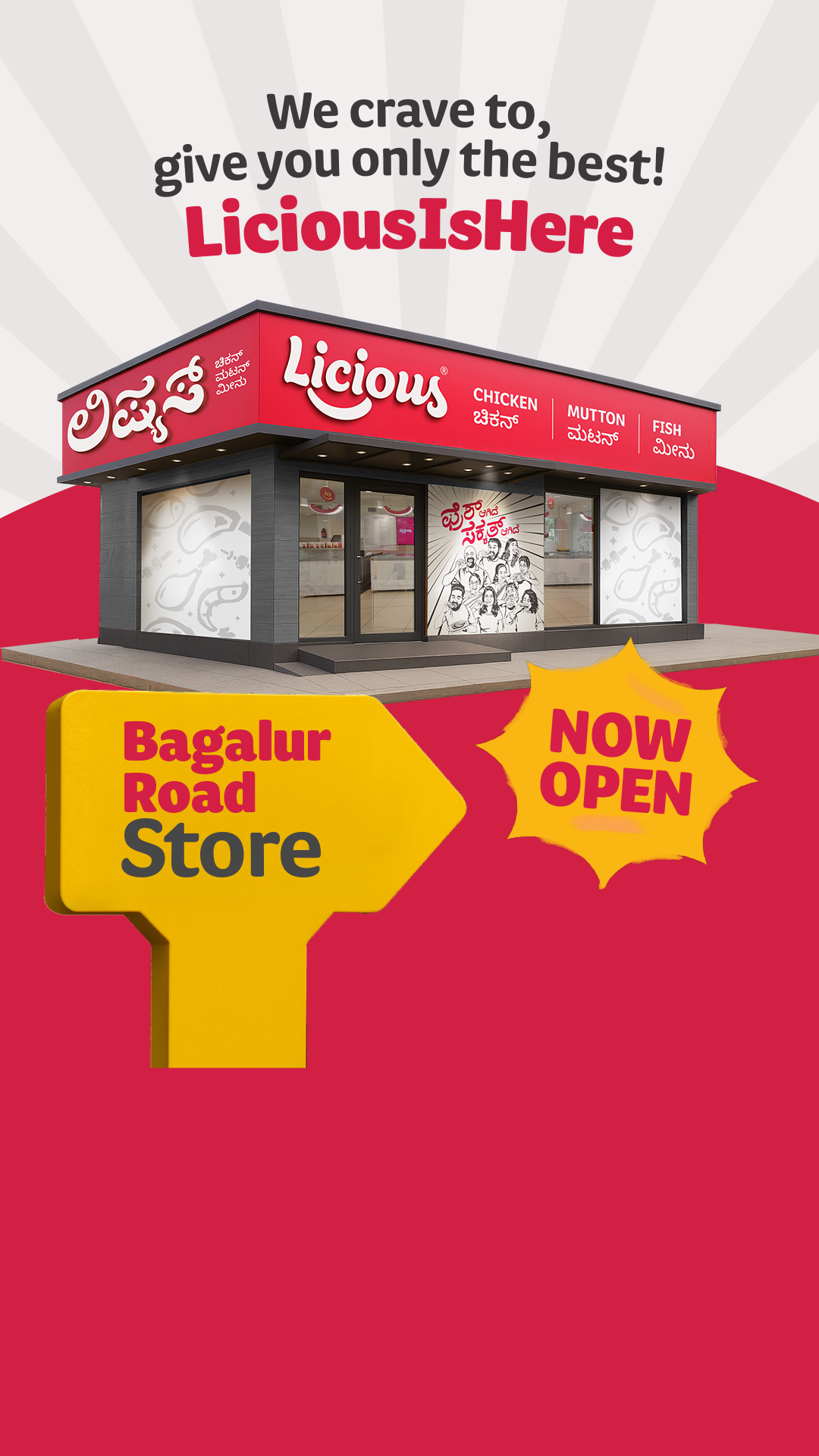 Licious Facebook ad