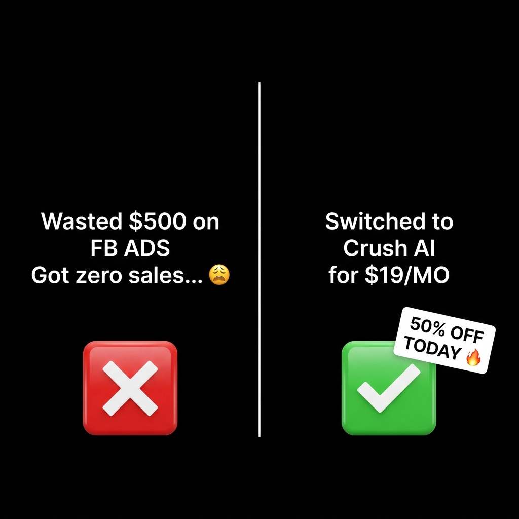 trycrush.ai Facebook ad