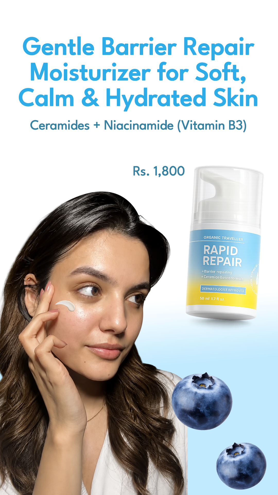 Organic Traveller - Skincare Facebook ad