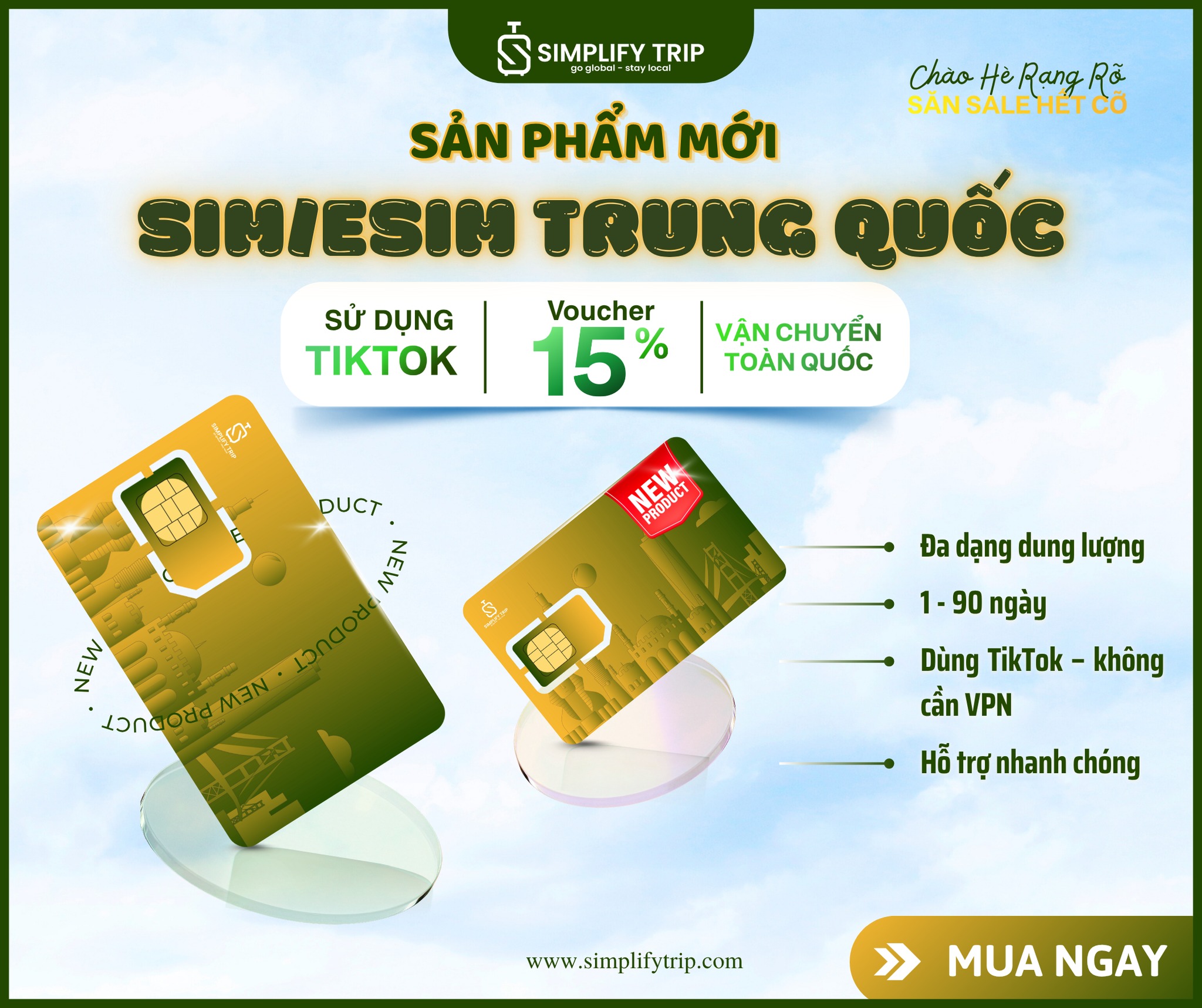 Simplify Trip Facebook ad