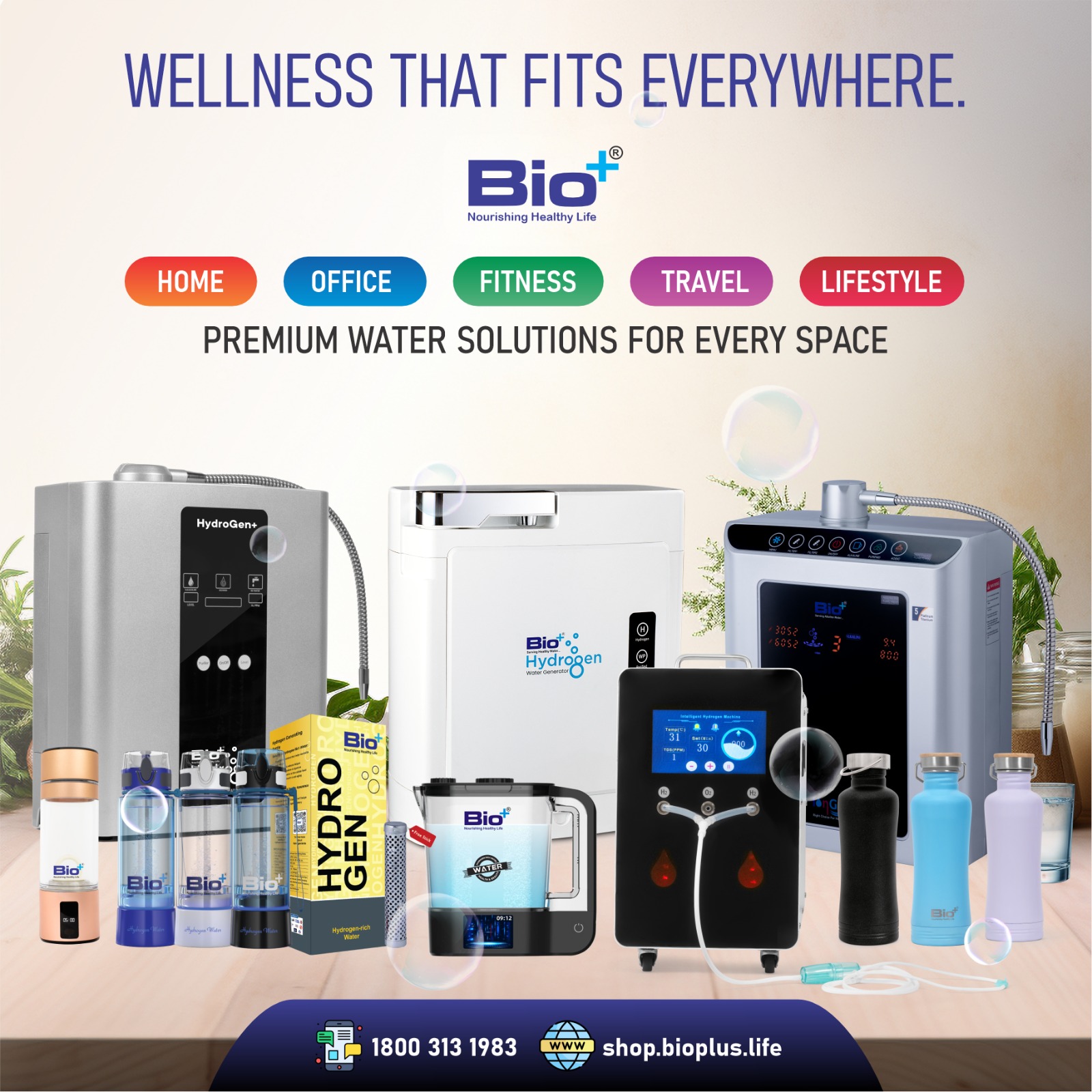 BioPlus Water Facebook ad