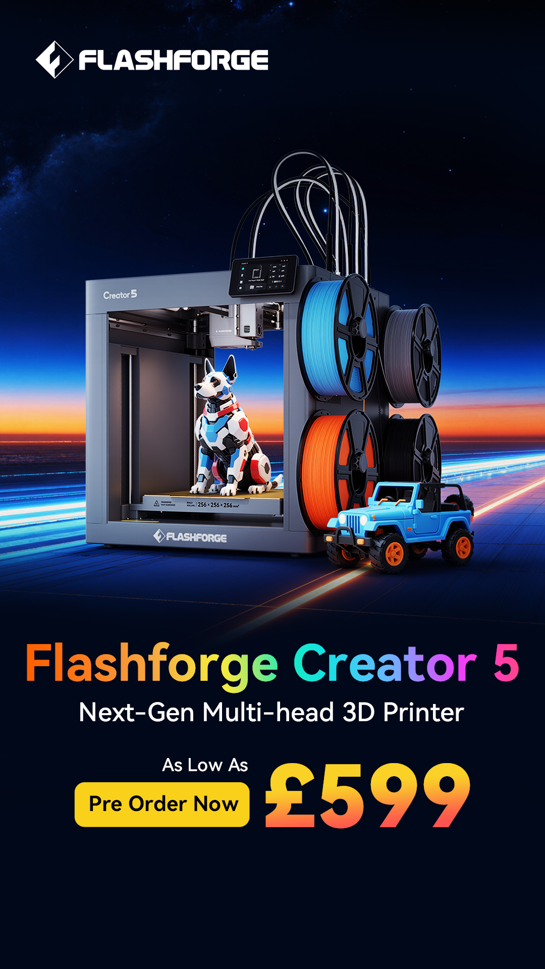 Flashforge Facebook ad