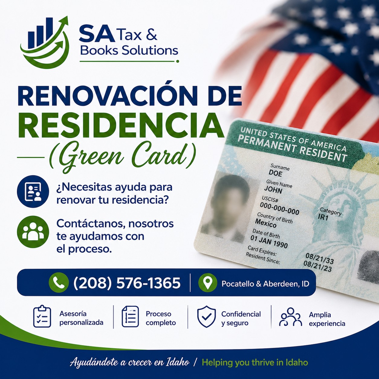 SA Tax & Books Solutions Facebook ad