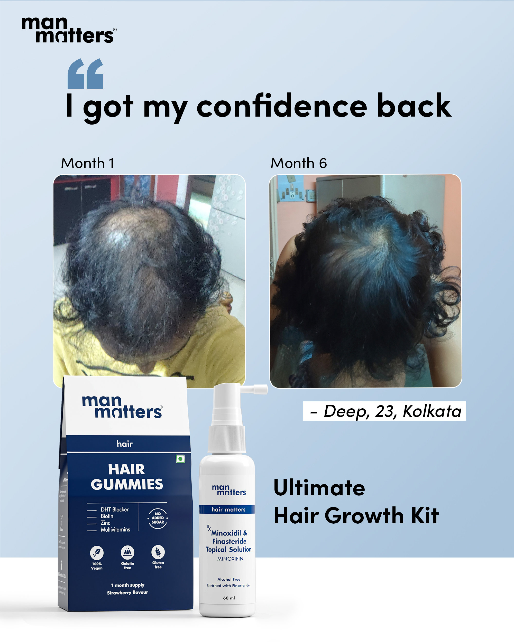 Hair Matters by Man Matters Facebook ad