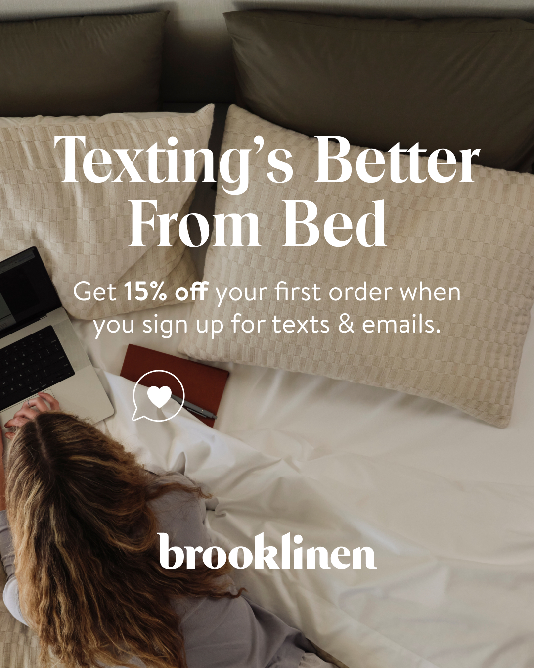 Brooklinen Facebook ad