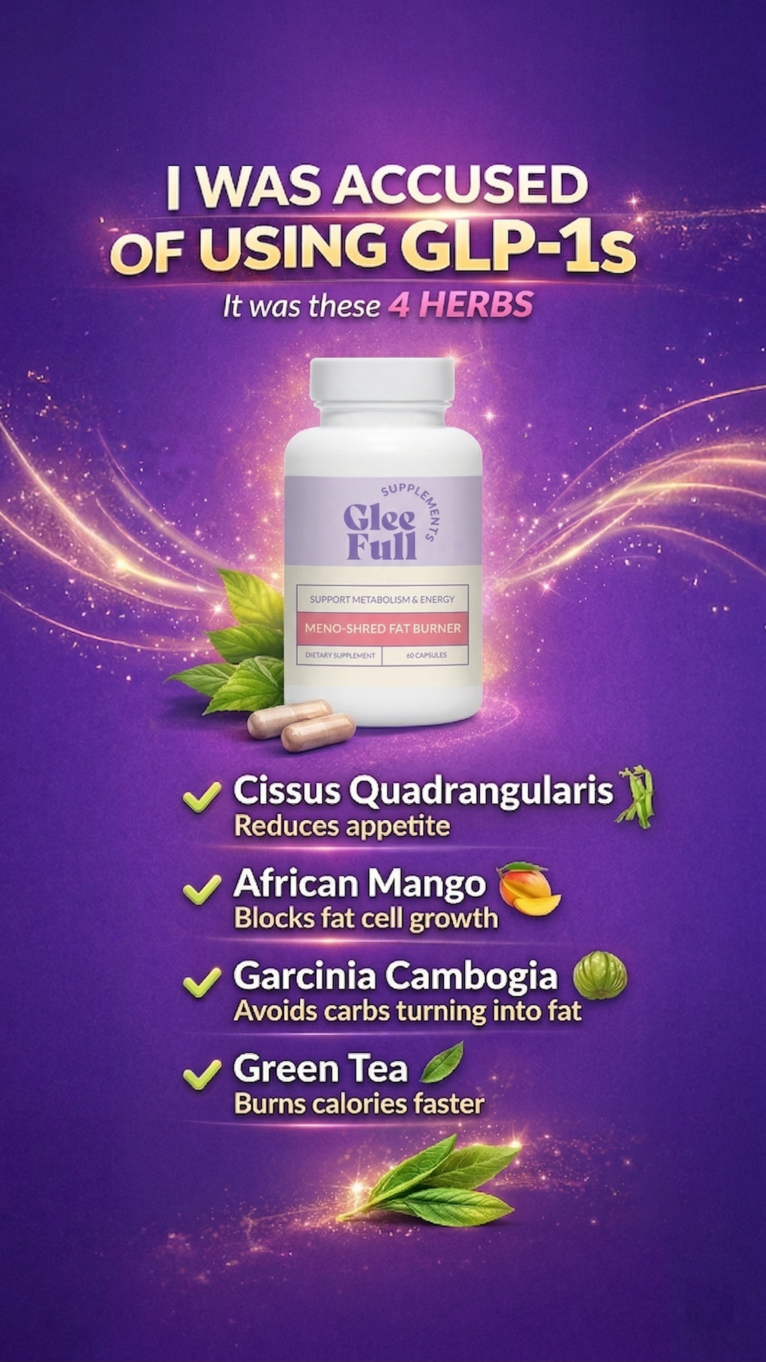 GleeFull Facebook ad